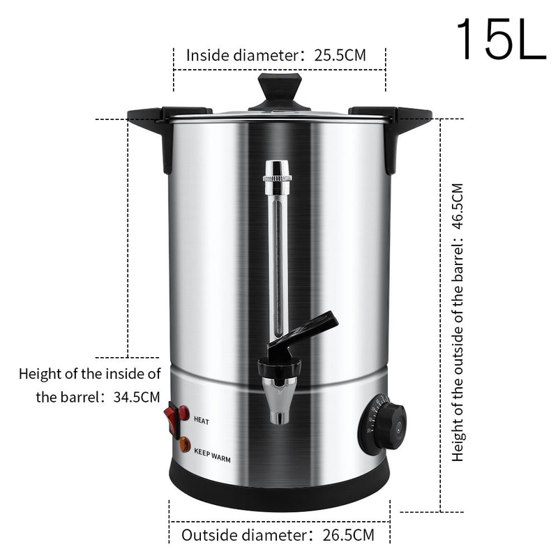 Hot Water Urn 15L Coffee Tea