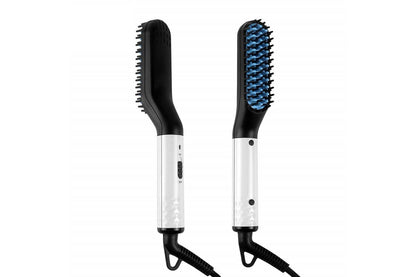 Side view of beard straightener NZ with ergonomic handle