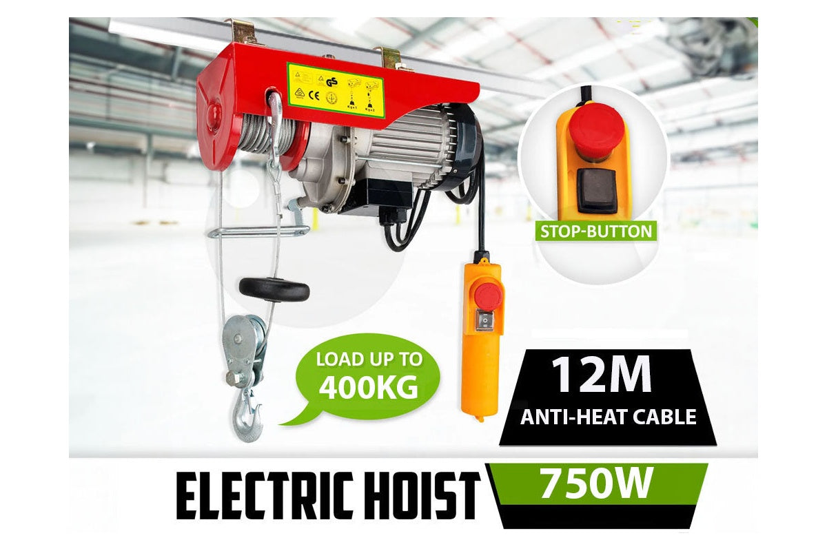 Remote control for electric hoist winch 400kg with emergency stop