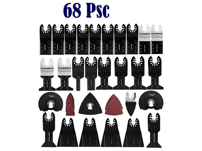 Oscillating Saw Blades, Professional Universal Titanium Multitool Blades for Wood Metal, Quick Release Multi Tool Blades Kits Compatible with Dewalt Ryobi Milwaukee