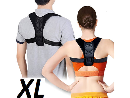 Back view showing X-shaped stitching on Posture Corrector Back Support