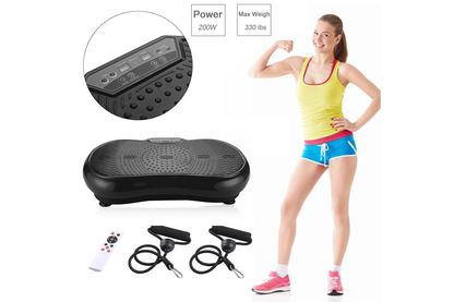 Side view of vibration plate showing slim design and size