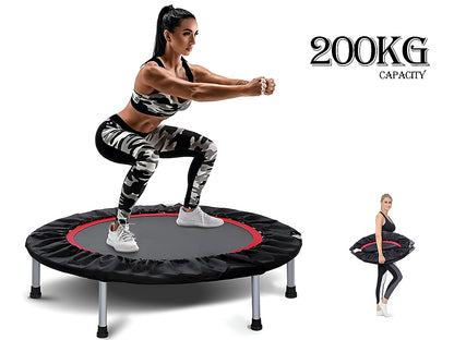 Close up of trampoline rebounder spring cover in black