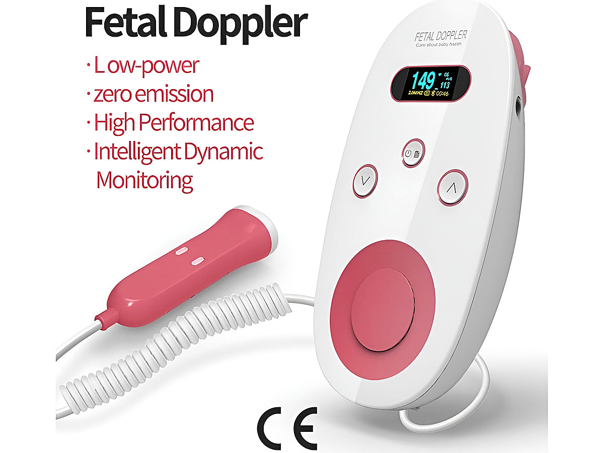 Fetal Doppler lightweight design suitable for home or travel