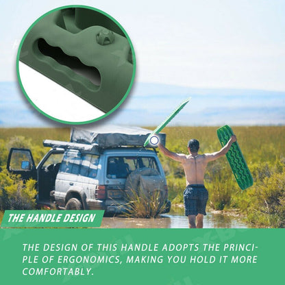 Recovery Track green used on muddy NZ trail for vehicle recovery