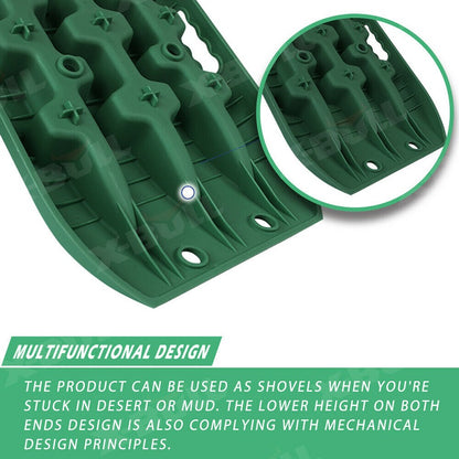 Recovery Track green showing length and width dimensions