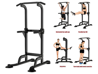 Power Tower Pull-Up & Chin-Up Station – Adjustable Workout Equipment
