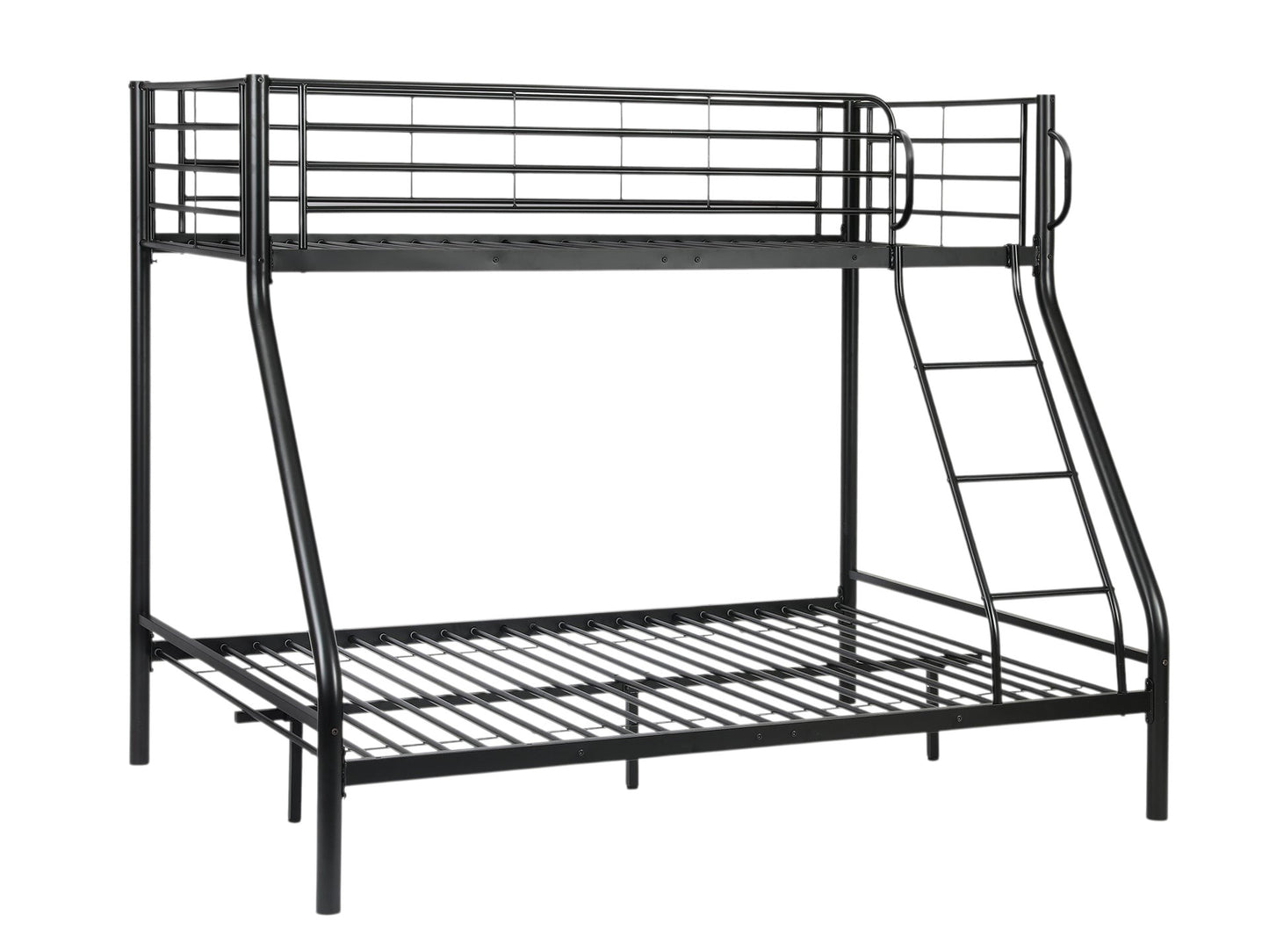 Metal Triple Bunk Bed  Black