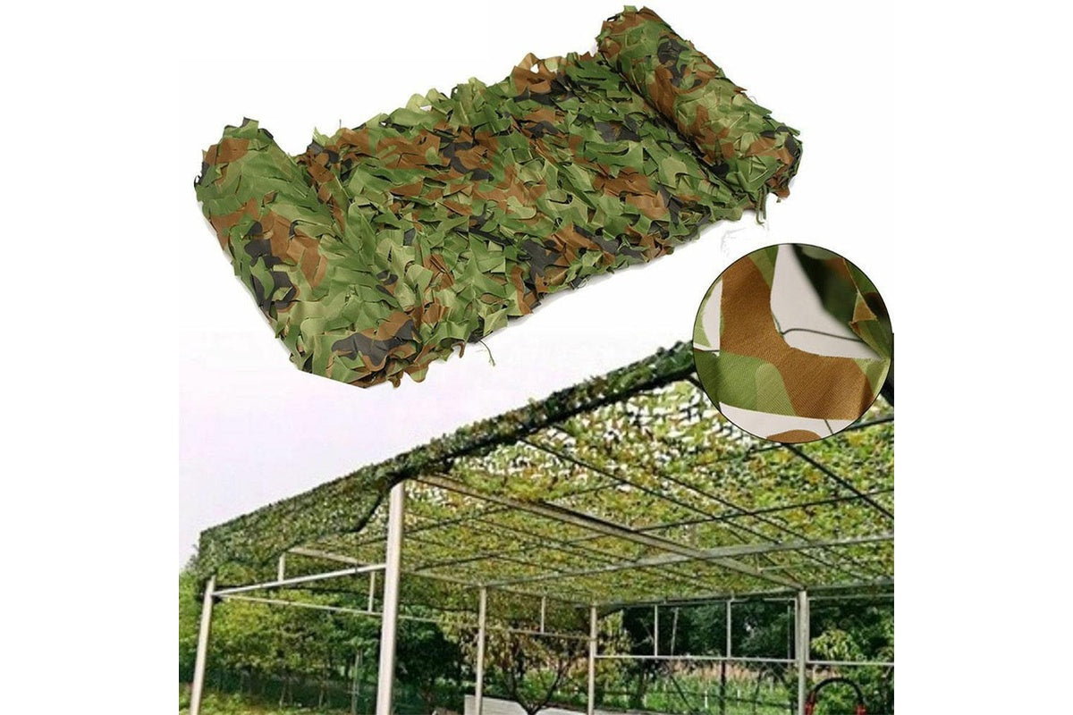 Close up of camo net polyester fabric texture and mesh design