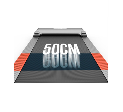 Treadmill belt texture designed for knee comfort