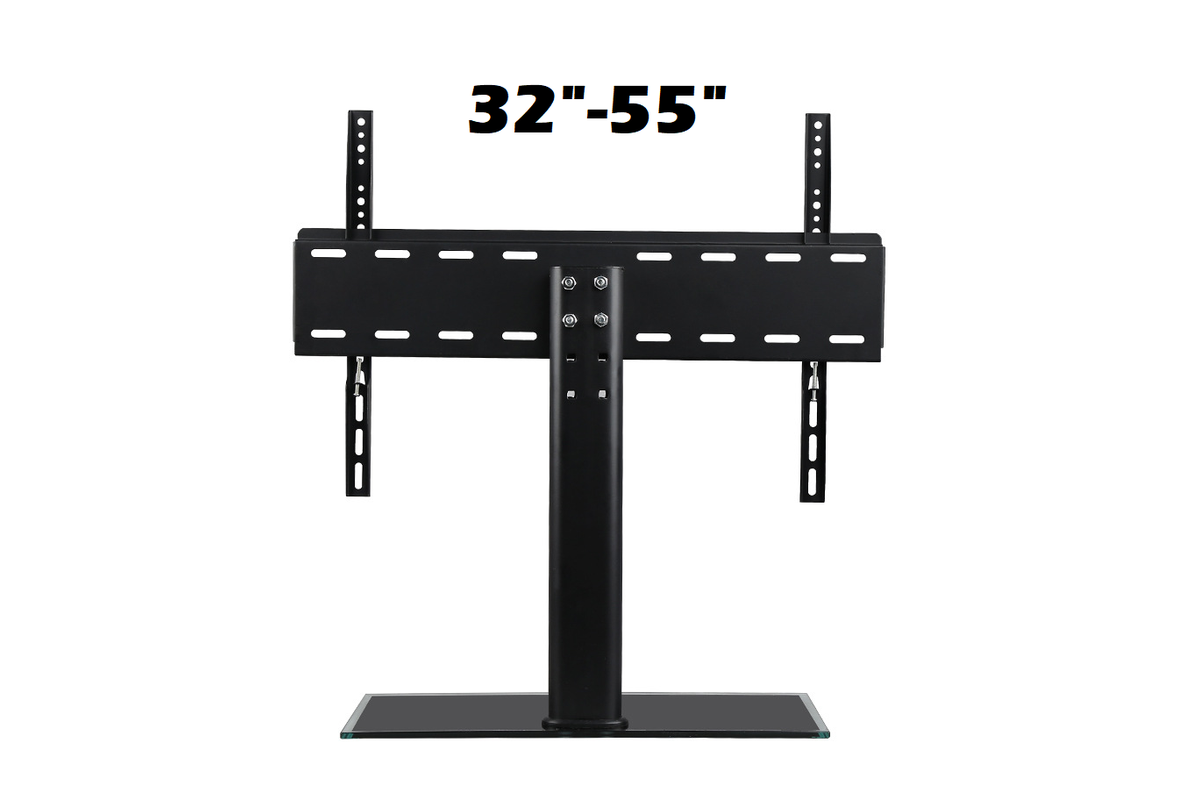Side view of TV bracket TV stand with slim 265mm wall distance