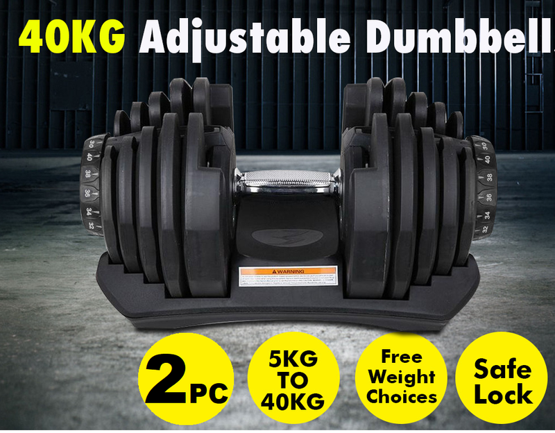 Adjustable dumbbells 80Kg