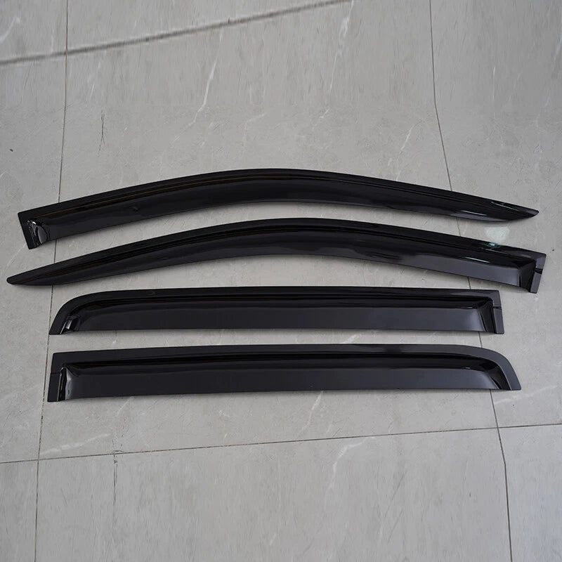 Ford Ranger window visors fitted without drilling or cutting