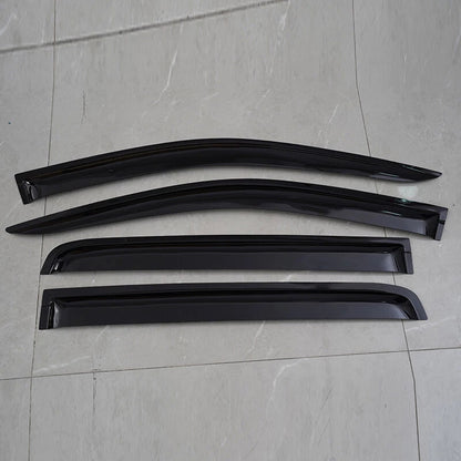 Ford Ranger window visors fitted without drilling or cutting