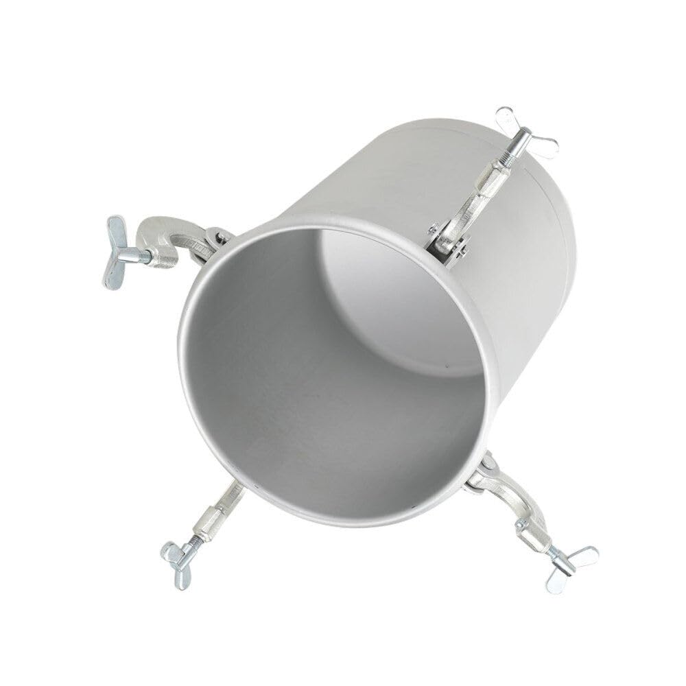 Close-up of 35 to 40mm nozzle on paint pressure tank sprayer