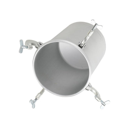Close-up of 35 to 40mm nozzle on paint pressure tank sprayer