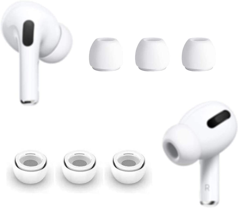 Replacement Ear Tips Compatible With Airpods Pro 1,2 (S/M/L)