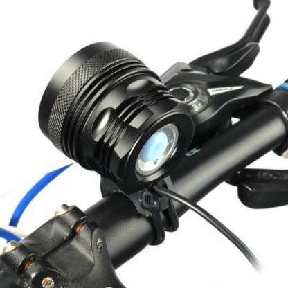 Bike light bicycle light aluminium alloy reflector detail close up