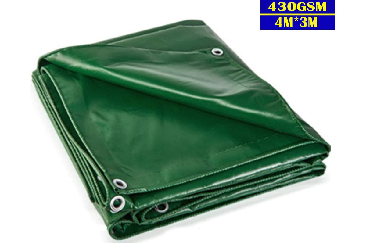 Close up of canvas tarpaulin tarp PVC material texture