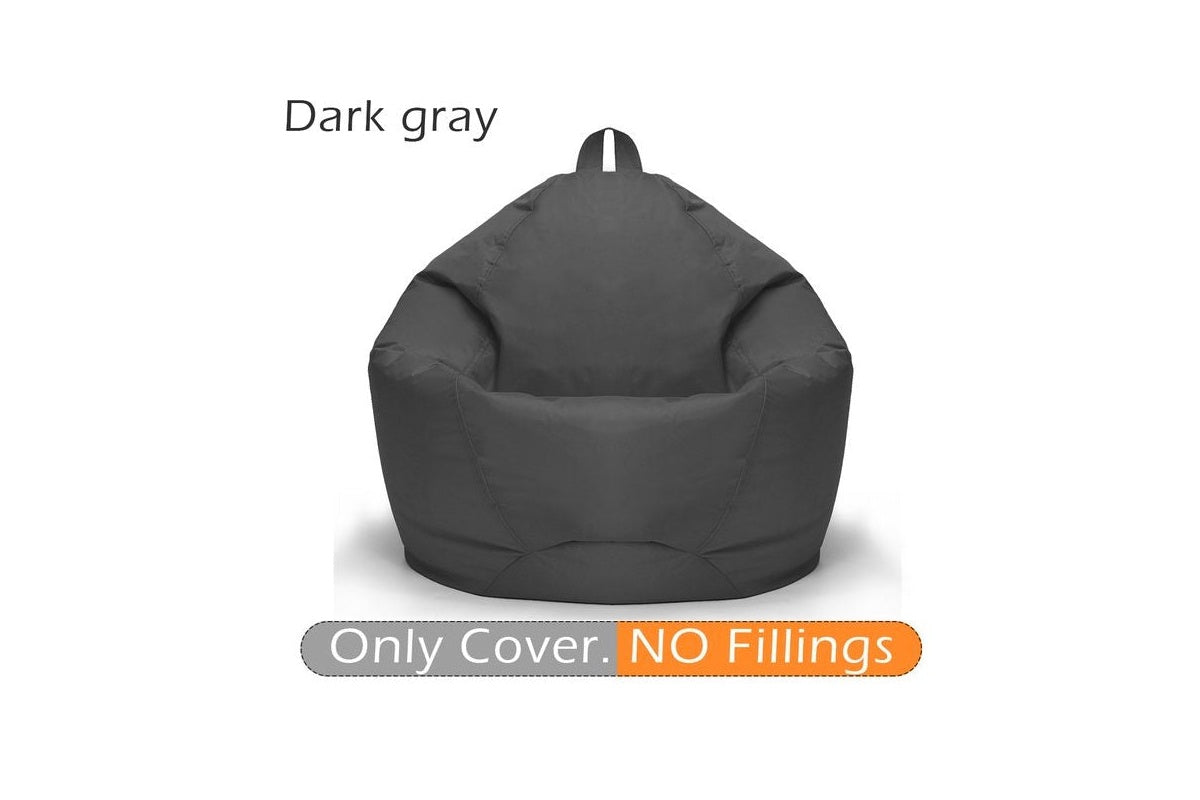 Close up of Oxford fabric texture on bean bag cover