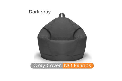 Close up of Oxford fabric texture on bean bag cover