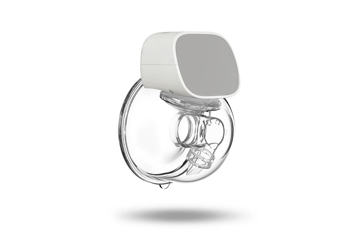 Close up of electric breast pump silicone cover detail