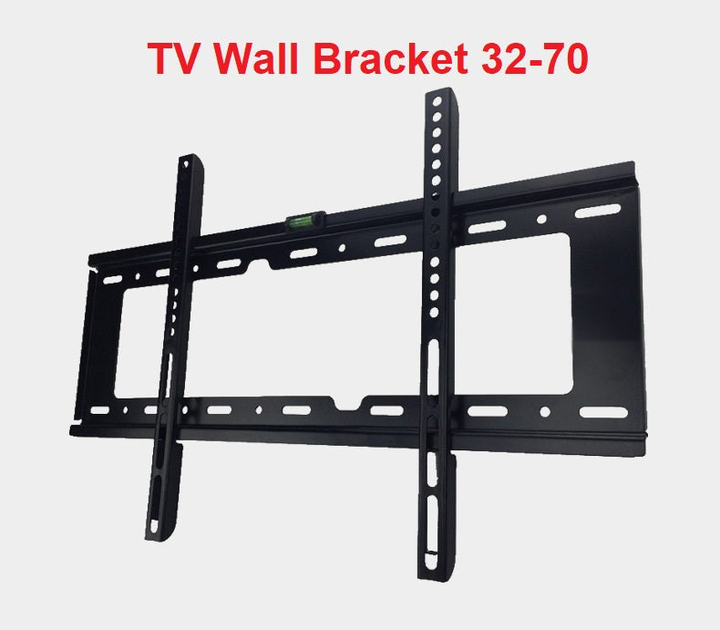 Close up of mounting holes on TV wall bracket