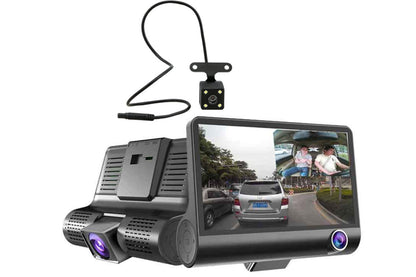 1080P HD car dash camera video recorder with wide angle lens