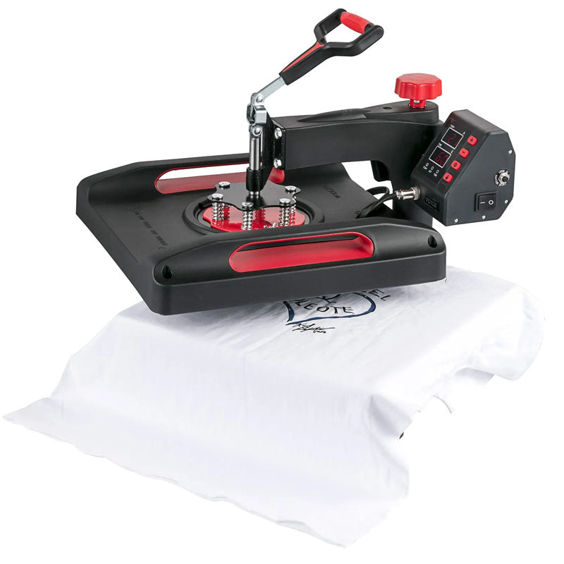 Heat press machine compact design weighing 235kg