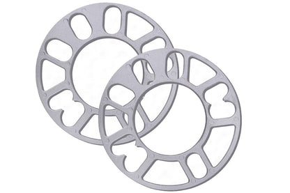 Close up of alloy aluminium wheel spacer thickness 5mm