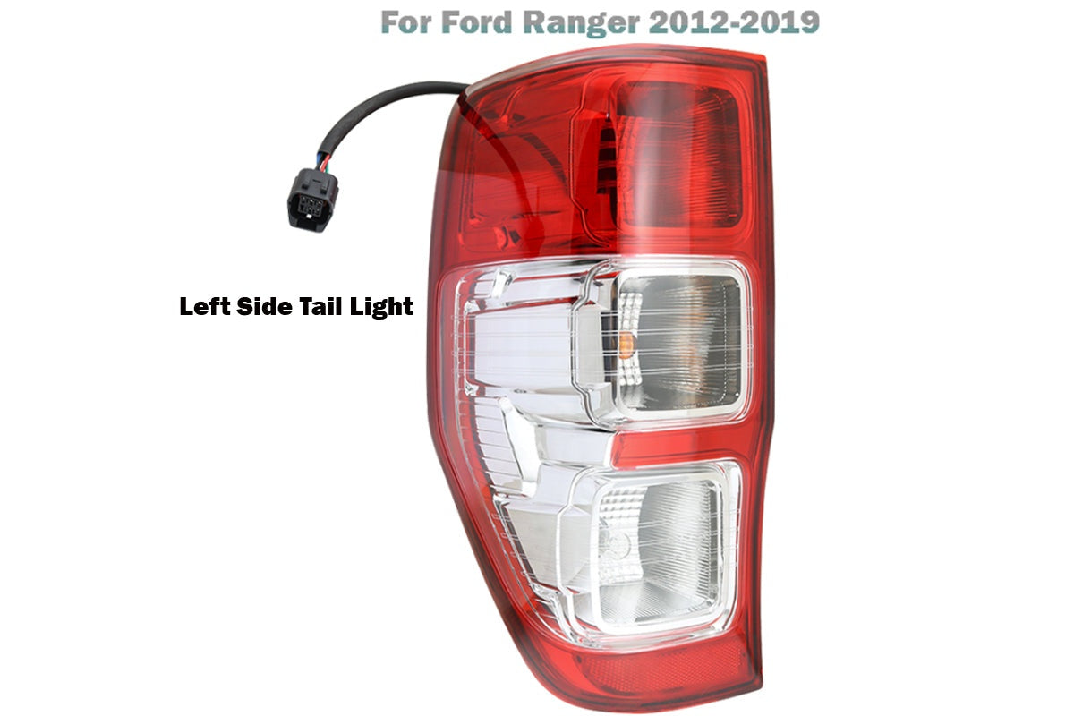 Close up of ABS plastic housing on Ford Ranger tail light left side