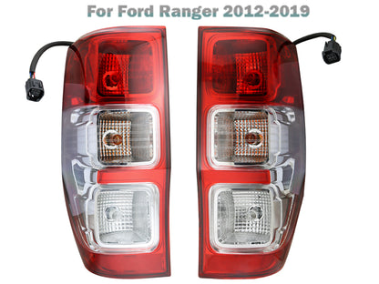 Rear view showing both Ford Ranger tail lights installed