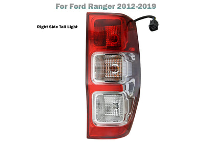 Close up of Ford Ranger tail light right side lens and housing