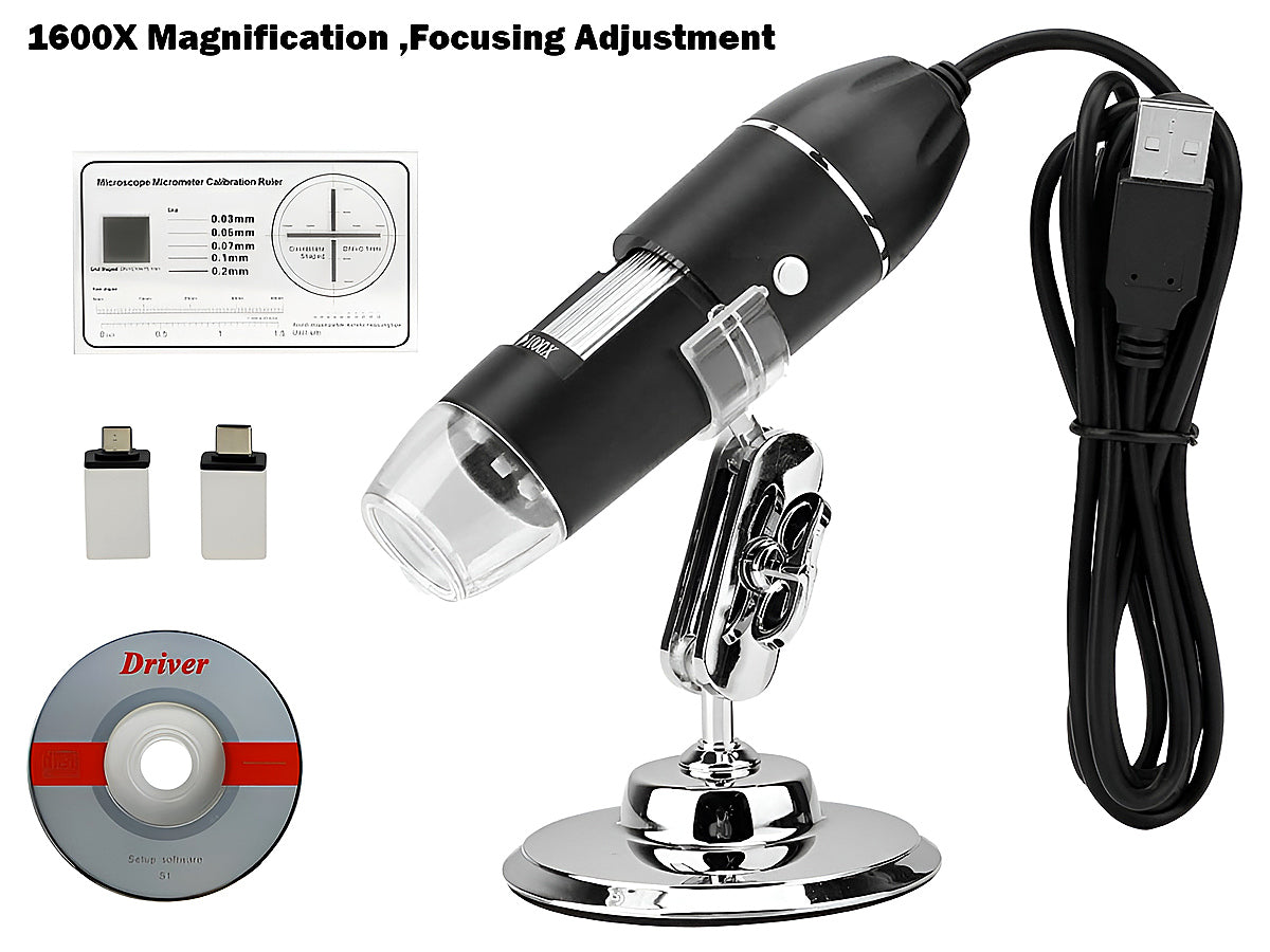 USB Microscope Digital 1600X Zoom
