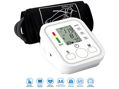 Blood Pressure Monitor portable design with battery compartment