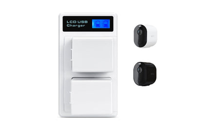 Arlo Pro 3 / Pro 4 Battery Charger + 2 Batteries