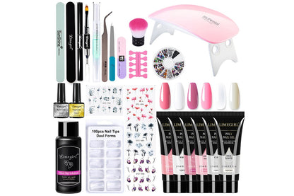 UV nail dryer lamp with digital display for curing polish