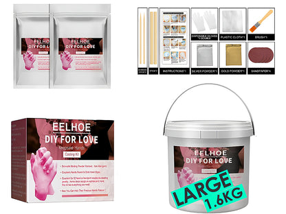 Large DIY hand casting moulding kit box contents