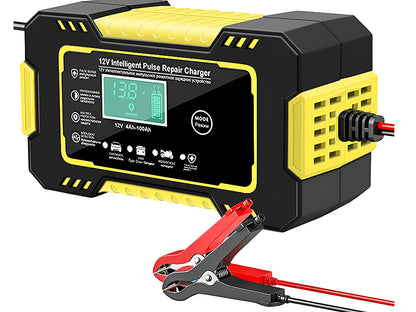12V 6A Intelligent Battery Charger with Pulse Repair