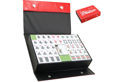 Mahjong set showing English numbers and Chinese characters
