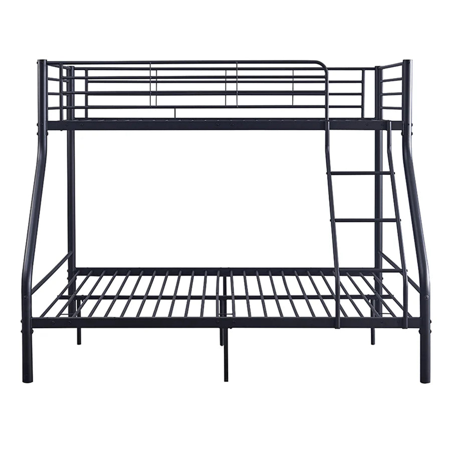 Metal Triple Bunk Bed  Black