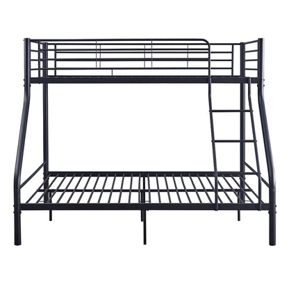 Metal Triple Bunk Bed  Black