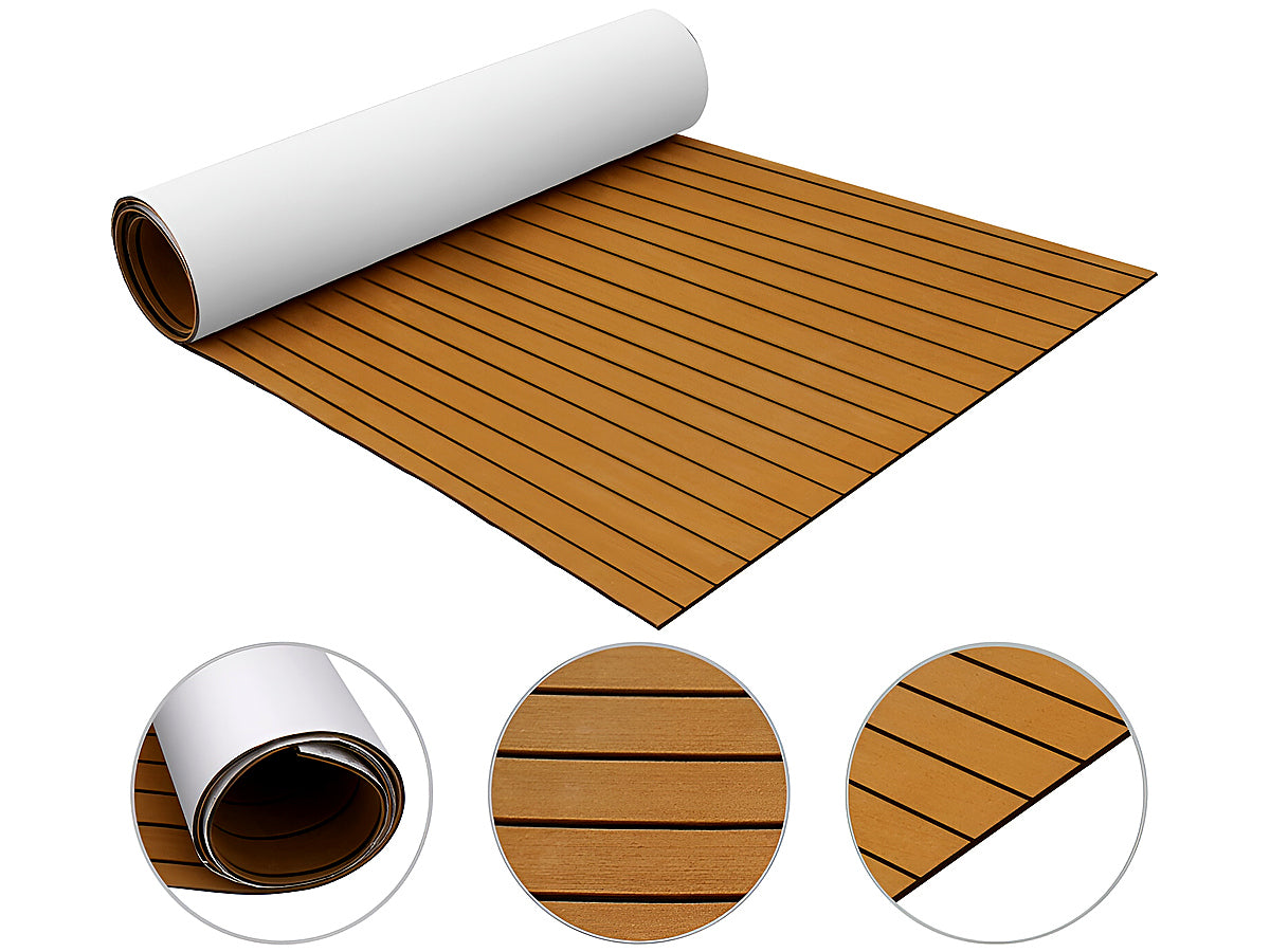 Marine Carpet Teak Boat Flooring Mat flexible EVA foam material