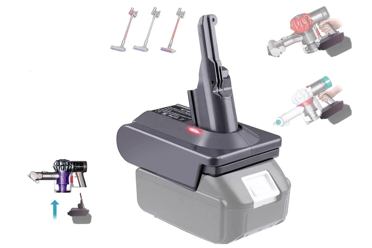 Makita to Dyson Battery V7 / V8 Series Vacuum Cleaner Adapter Converter