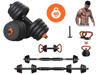 Close-up of twist-lock nuts on adjustable dumbbells barbell set for easy assembly