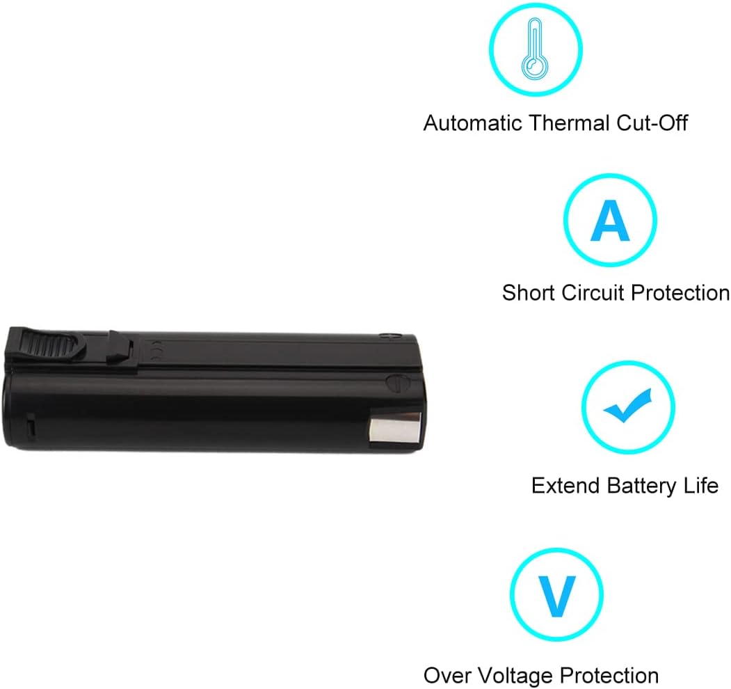 Paslode battery replacement 3AH showing compact size and shape