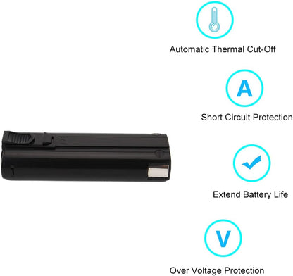 Paslode battery replacement 3AH showing compact size and shape