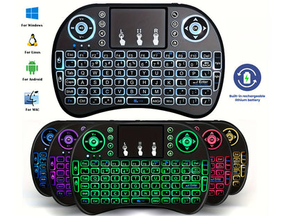 Mini Wireless Keyboard With Touchpad Mouse Combo