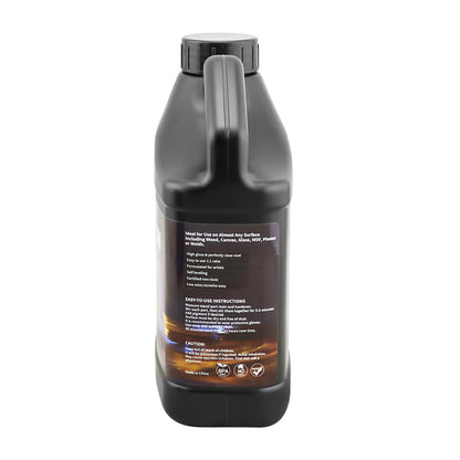 Epoxy resin 1:1 kit packaging with 10 mixing sticks and gloves