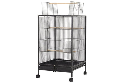 Bird cage side angle showing spacious interior